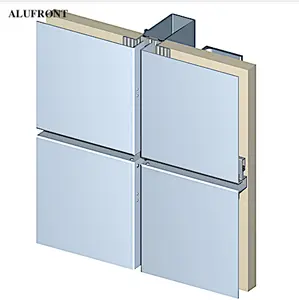 Pelapis Dinding Aluminium, Dinding Tirai, Acp, Panel Komposit Aluminium