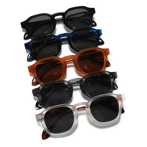 Lunettes de soleil polarisées tendance transfrontalières, monture TR90, verres TAC, protection UV400, unisexe, branches en acétate noir - Product Image 5