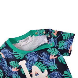 Set di 2 Pezzi in Cotone a Maniche Corte per Neonati e Bambini Piccoli, <span class=keywords><strong>Abbigliamento</strong></span> <span class=keywords><strong>Estivo</strong></span> per Neonati - Product Image 4