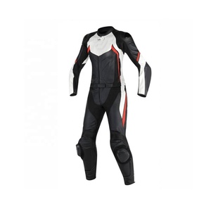 Combinaison intégrale de course de moto personnalisée de meilleure qualité en cuir, respirante, résistante à l'eau, à engrenages de protection, pour hommes, femmes et adultes - Product Image 1
