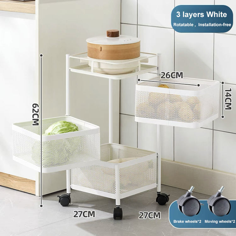 3 couches-Carré -Blanc