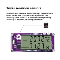 Detector de Temperatura y Humedad 602, Sensor de Temperatura y Humedad para Cuartos Fríos con Sonda
