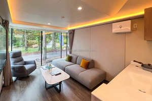 Casa contenedor-estacionamiento de automóviles casas móviles pretela contenedor móvil espacio cápsula casa - Product Image 6