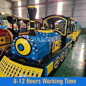 Trenes Eléctricos de <span class=keywords><strong>Lujo</strong></span> sin Rieles para Niños, Precio de Fábrica, Capacidad para 27/40 Personas, para Uso en Centros Comerciales - Product Image 5