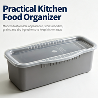 Boîte de rangement hermétique pour pâtes avec couvercle, ustensile de cuisine domestique, récipient de conservation alimentaire, boîte à spaghetti pour la conservation au réfrigérateur