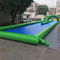Toboggan aquatique gonflable QIYI - Monopiste en PVC pour enfants et adultes, capacité de 500 kg, taille et couleur personnalisables, extérieur