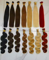 Extensions de cheveux humains brésiliens de qualité supérieure, 100 % Remy, pointes épaisses, 100g-200g par paquet, non traitées chimiquement