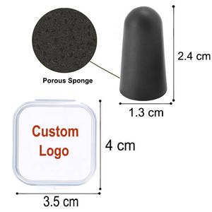 Ультра мягкие пенные беруши 38 дБ лучшие противошумные губчатые беруши с чехлом - Product Image 3