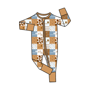 Mono de Bambú para Bebé, Pijama para Bebé, Traje de Dormir para Bebé, Body para Niños Pequeños, Mono con Doble Cremallera - Product Image 3