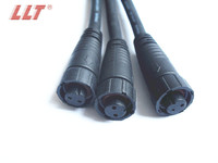 Connecteur de séparateur de câble en plastique de type Y LLT, étanche IP65 IP67, 2 3 4 5 broches, fiches de câble à 3 voies