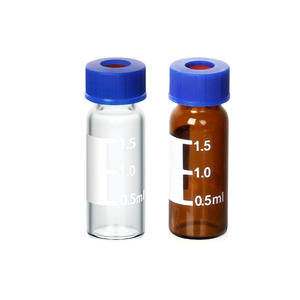 Viales de Cromatografía (Líquido/Gas) Marrón Transparente para Autosampler con Tapa de Rosca, Modelo Bio-CD2855, 100 Cajas, CIDA - Product Image 2