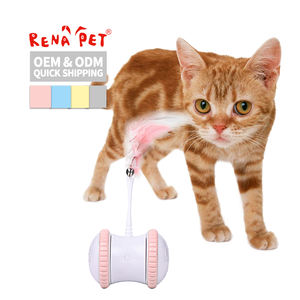 ของเล่นแมวขนนกอัตโนมัติอัจฉริยะแบบโต้ตอบชาร์จได้ทำจากพลาสติกที่ทันสมัย - Product Image 3