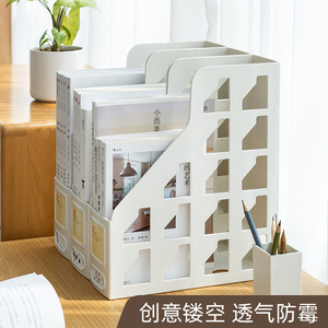 NASH File Rack Plastic Document Trays Stackable Office Desk Organizer For Home And Classroom Use - Product Image 3