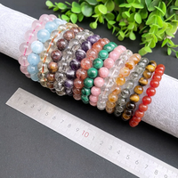 Nouvelle arrivée exquis bijoux en pierre naturelle à la main mode cristal pierres de guérison pierres précieuses bracelets de perles pour les femmes