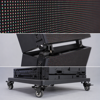 Pantalla LED Plegable Portátil para Interiores CustomP2.5, Pantalla Digital Publicitaria a Todo Color con Soporte de Pie, Brillo de 1200cd