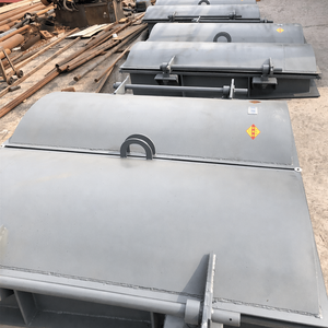Vanne à opercule latérale en acier inoxydable à économie d'énergie, vanne de drainage, vanne à opercule pour eaux usées, anti-refoulement - Product Image 4