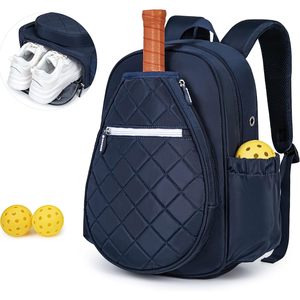 Sac à dos de pickleball matelassé KAVIGOR avec compartiment pour chaussures, sac de raquette imperméable - Product Image 1