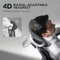 Fauteuil de Bureau et de Gaming Hbada E3 PRO Ergonomique Moderne en Maille avec Repose-Pieds