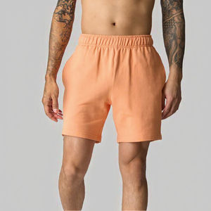 กางเกงขาสั้นออกกำลังกายผู้ชาย OEM ผ้ายืดสแปนเด็กซ์/โพลีเอสเตอร์ ระบายอากาศ แห้งเร็ว ซับเหงื่อ เหมาะกับกิจกรรมกลางแจ้ง เอวยางยืด ความยาวปานกลาง สวมใส่สบาย - Product Image 3