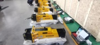 Nouvelle machine de brise-roche hydraulique SB30 pour excavatrices de 2,5 à 4,5 tonnes, utilisation en construction, moteur alimenté, certifiée CE