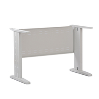 Cadre de table en acier au carbone robuste en forme de I, stable, résistant à la corrosion, forte capacité de charge, design classique, tailles personnalisées disponibles