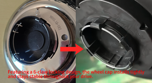 OEM ODM Enjoliveurs <span class=keywords><strong>de</strong></span> moyeu rotatifs noirs chromés avec logo personnalisé pour Oldsmobile O.Z RACING <span class=keywords><strong>PORSCHE</strong></span> ROLLS ROYCE VW - Product Image 4