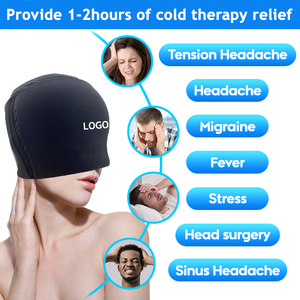 En gros, Bandeau en gel réutilisable pour thérapie chaude et froide avec masque oculaire, en tissu nylon, poche de glace réglable, pour la relaxation quotidienne, OEM ODM - Product Image 3
