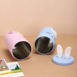 <b>Easter</b> Cute Little Tidecorative Home Candy Jar Rabbit Storage <b>Gift</b> <b>Box</b> Tibucket Ornament - Product Image 3