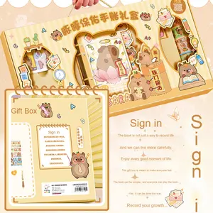 Cartone animato capibara fortunato apprendimento creativo Set <span class=keywords><strong>di</strong></span> cancelleria forniture per la <span class=keywords><strong>scuola</strong></span> sorpresa magica promozione regalo all'ingrosso <span class=keywords><strong>di</strong></span> cancelleria - Product Image 3