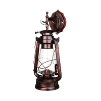 Lampe murale en fer de style chinois antique européen pour couloir de restaurant, lanterne rétro à l'ancienne avec cheval