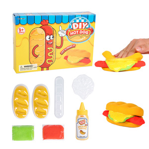 Pâte à modeler DIY Hot Dog Slime non toxique, super légère, souple et élastique, avec des caractéristiques éducatives - Product Image 2