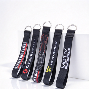 Correa de Muñeca Corta de Poliéster con Logotipo Impreso Personalizado, Accesorio con Gancho, Correas de Muñeca para Motocicleta con Gancho de Águila - Product Image 1