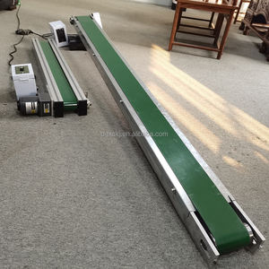 Nastro Trasportatore da Tavolo in Plastica CE 1m Piccolo Nastro Trasportatore Verde in PVC Nastro Trasportatore in Alluminio e PVC Prezzo <span class=keywords><strong>Mini</strong></span> per Magazzino Alimentare - Product Image 4