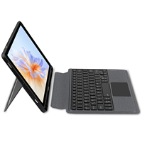 Casing Keyboard Ultra Tipis Lepas Pasang untuk Samsung Galaxy Tab S6 Lite dengan Touchpad Backlit 10.4-inci A9 Plus A11+