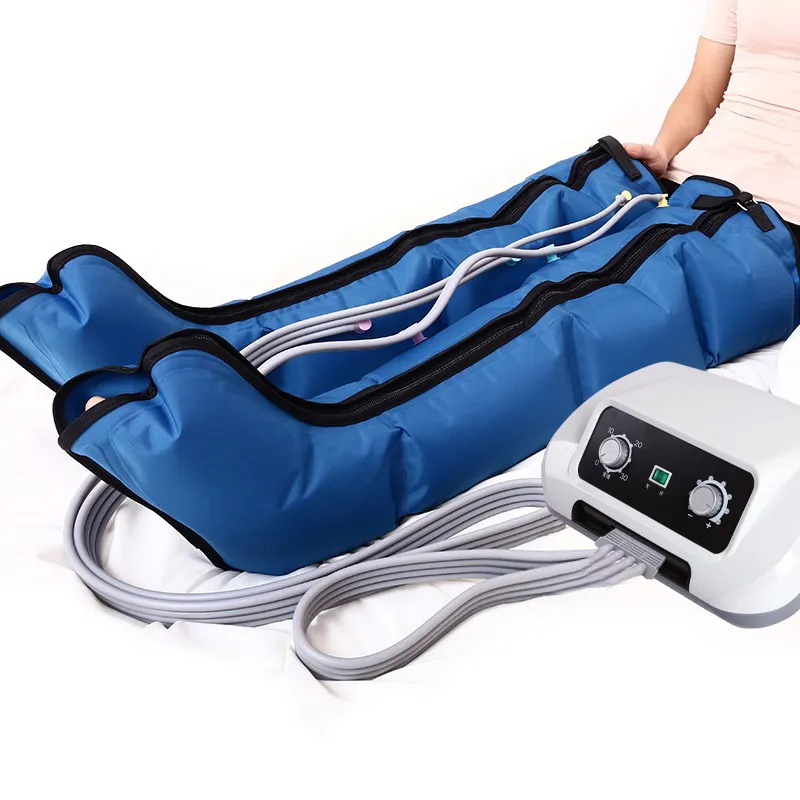 Healthpal 2024 vibrante compressione aria pressoterapia recupero del piede gambe stivali da massaggio per gli uomini massaggio del piede e del polpaccio con il calore