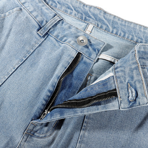 <span class=keywords><strong>Pantaloni</strong></span> da Lavoro Gingtto Personalizzati con Elastico in Vita, <span class=keywords><strong>Jeans</strong></span> Cargo Larghi per Uomo - Product Image 5