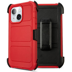 Funda para <span class=keywords><strong>iPhone</strong></span> 13 Pro Max con Clip para Cinturón, Soporte, Resistente a Golpes, Resistente, de Doble Capa - Product Image 6