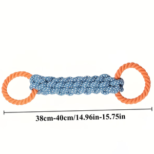 Juguetes de Cuerda para Perros 2026, con Doble Asa y Nudos, Ideales para Masticadores Fuertes, Limpian los Dientes, Adecuados para <span class=keywords><strong>Cachorros</strong></span> - Product Image 2