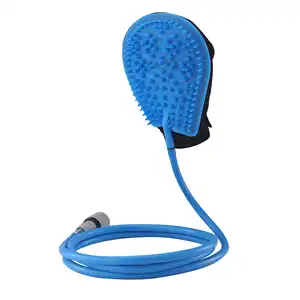 New Arrival Pet Bathing Tool Pet Grooming Head Brush With Hose Attachment Dog Shower