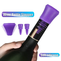 Bouchon de bouteille étanche à l'air en silicone d'usine bouchons de bouteille en silicone universels embouteilleur en verre FDA bouchon en silicone