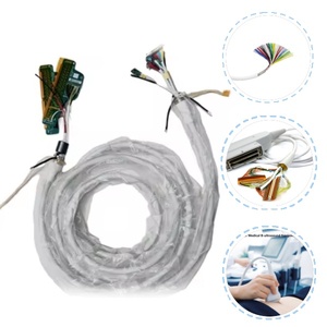 Hotten Tıbbi Ultrason Prob Kablosu Montajı 208 Çekirdekli PVC Tıbbi Sınıf Gümüş Kaplama Bakır İletken Adaptör Konnektörü - Product Image 2