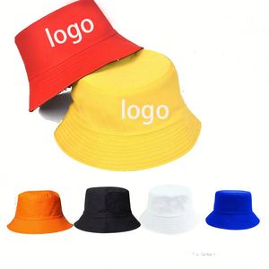 Printed Bucket Oem Factory Outdoor Sun Protection Fisherman Reversible Men Women Cotton <b>Hats</b> With Custom Logo - Product Image 1