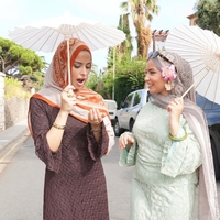 Hijab personnalisé à motif géométrique Paisley, imprimé marocain, motif Boteh persan, en modal imprimé