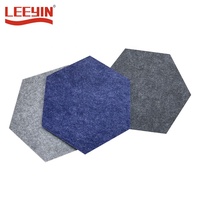 Absorption acoustique ANIMAL Sentir Lambris Polyester Hexagone Panneau Mural Polyester Panneau Acoustique