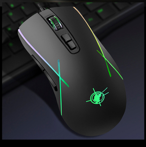 Chuột chơi game có dây <span class=keywords><strong>USB</strong></span> X1 bán chạy tại nhà máy, 7 nút, lên đến 3600DPI, đèn LED, khắc laser, theo dõi quang học, mẫu riêng cho máy tính - Product Image 4