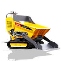 Venta de Fábrica, Envío Gratis, Minicargadora TOROS con Motor Diésel, Capacidad de 500 kg, Camión Volquete de Alta Eficiencia para Construcción