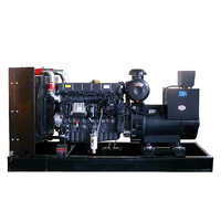 Generator Diesel 300kW Berkualitas Tinggi dengan Remote Start, 375kVA, Suku Cadang Generator, ATS, Mesin SDEC SC15G500D2 untuk Pabrik Penyediaan Air