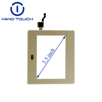 Module LCD tactile capacitif personnalisé étanche de 3,5 pouces avec des performances de fiabilité élevées pour les appareils marins