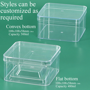 SUNSHING Custom Acrylic <b>Dessert</b> <b>Box</b> Transparent Square Cookie <b>Box</b> Cake Display Cases Pineapple Tarts Food Packaging Container - Product Image 4