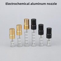 Échantillons personnalisés de flacons de parfum gradués de haute qualité : 2 ml, 3 ml, 5 ml, flacons gradués en verre pour crème pour le visage, mascara et collyre